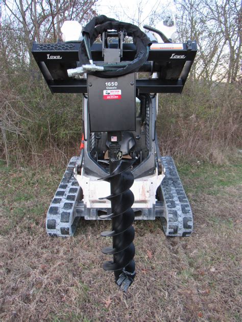 skid steer auger attachment weight|lowe skid steer auger attachment.